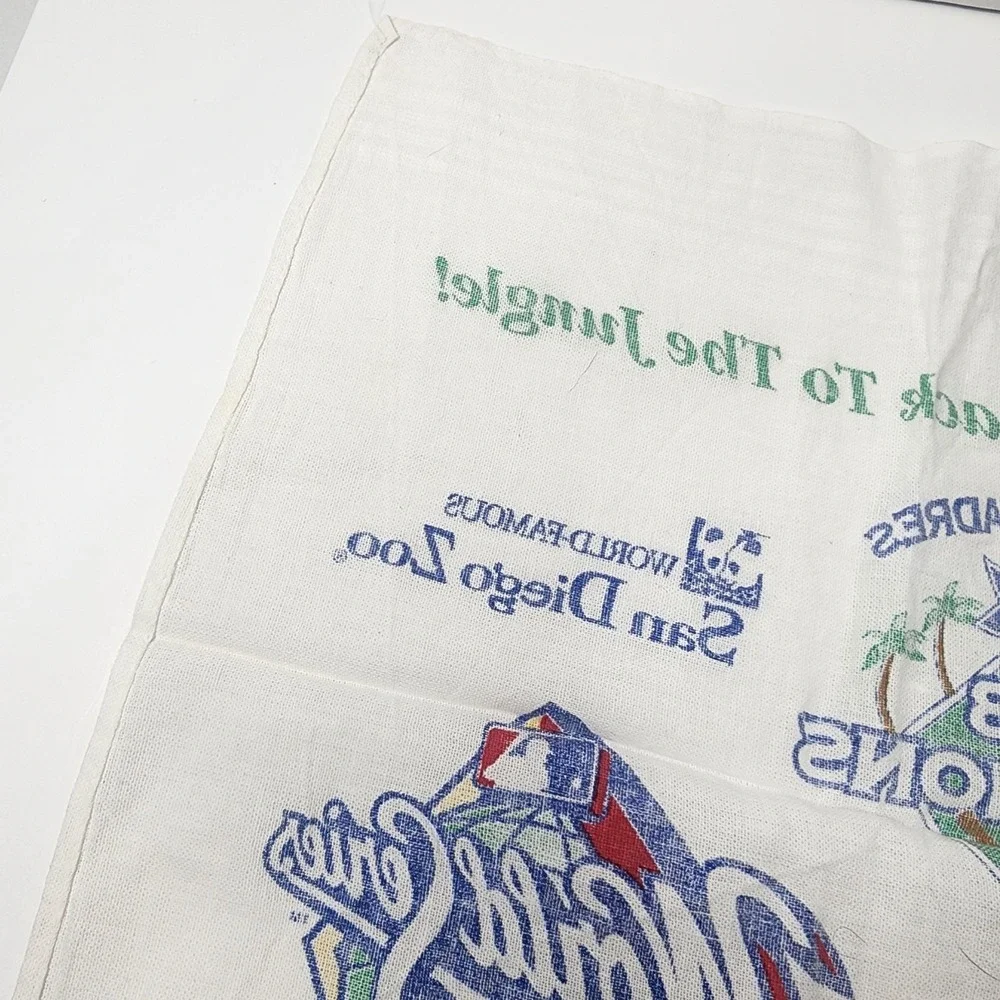San Diego Padres 1998 Rally Towel Welcome Back To The Jungle SD Zoo NL Champions